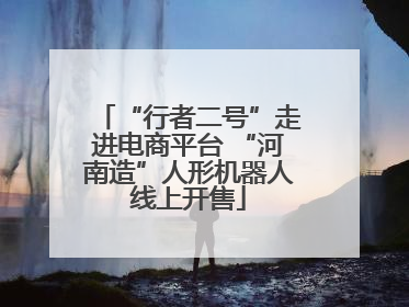 “行者二号”走进电商平台 “河南造”人形机器人线上开售