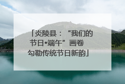 炎陵县：“我们的节日•端午”画卷 勾勒传统节日新韵