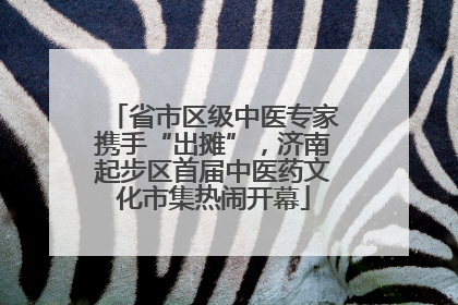 省市区级中医专家携手“出摊”，济南起步区首届中医药文化市集热闹开幕