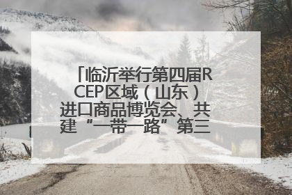 临沂举行第四届RCEP区域（山东）进口商品博览会、共建“一带一路”第三届临沂商城国际采购商大会新闻发布会