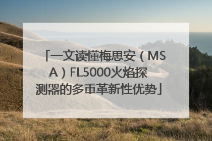 一文读懂梅思安（MSA）FL5000火焰探测器的多重革新性优势