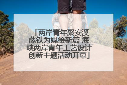 两岸青年聚安溪 藤铁为媒绘新篇 海峡两岸青年工艺设计创新主题活动开幕