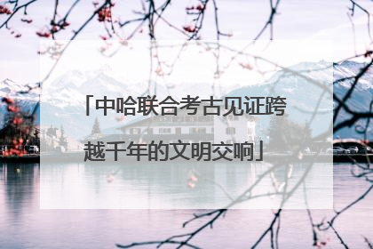 中哈联合考古见证跨越千年的文明交响