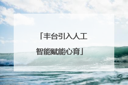 丰台引入人工智能赋能心育
