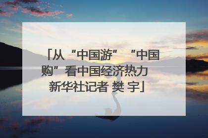 从“中国游”“中国购”看中国经济热力 新华社记者 樊 宇
