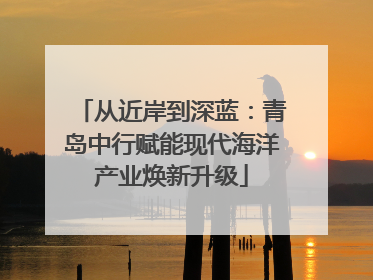 从近岸到深蓝：青岛中行赋能现代海洋产业焕新升级