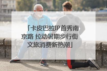 卡皮巴拉IP首秀南京路 拉动暑期步行街文旅消费新热潮
