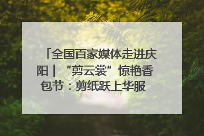 全国百家媒体走进庆阳｜“剪云裳”惊艳香包节：剪纸跃上华服 非遗焕发新彩