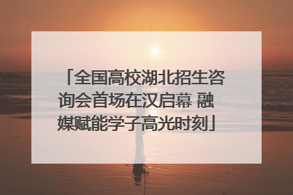 全国高校湖北招生咨询会首场在汉启幕 融媒赋能学子高光时刻