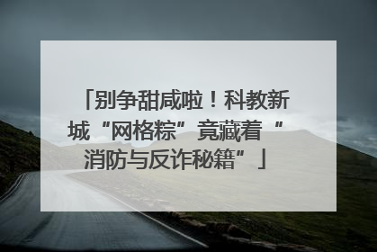 别争甜咸啦！科教新城“网格粽”竟藏着“消防与反诈秘籍”