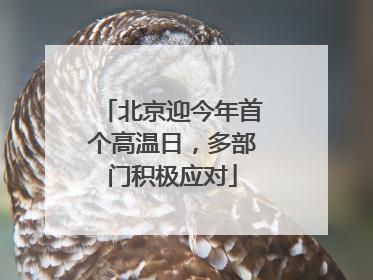 北京迎今年首个高温日，多部门积极应对