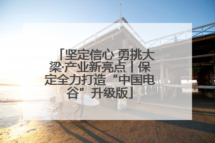 坚定信心 勇挑大梁·产业新亮点丨保定全力打造“中国电谷”升级版