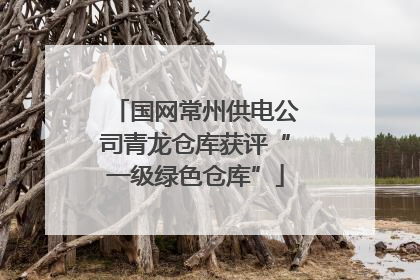 国网常州供电公司青龙仓库获评“一级绿色仓库”