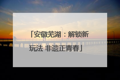 安徽芜湖：解锁新玩法 非遗正青春