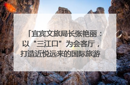 宜宾文旅局长张艳丽：以“三江口”为会客厅，打造近悦远来的国际旅游城市｜文旅局长说