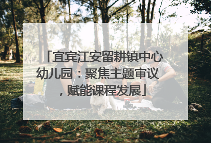 宜宾江安留耕镇中心幼儿园：聚焦主题审议，赋能课程发展