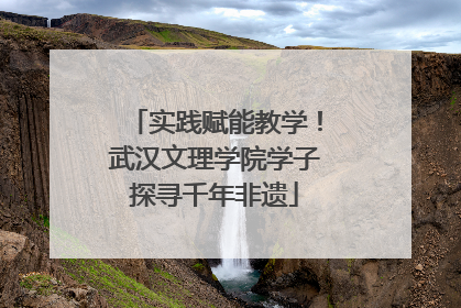 实践赋能教学！武汉文理学院学子探寻千年非遗