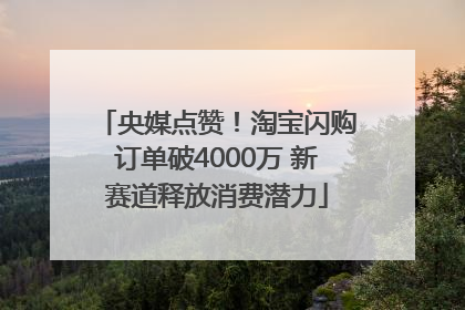 央媒点赞！淘宝闪购订单破4000万 新赛道释放消费潜力