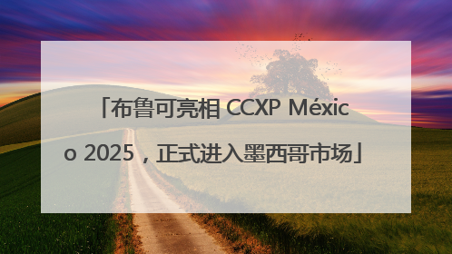 布鲁可亮相 CCXP México 2025，正式进入墨西哥市场