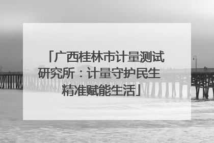 广西桂林市计量测试研究所：计量守护民生 精准赋能生活