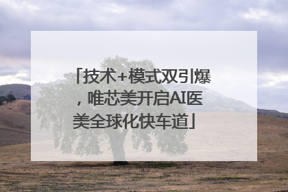技术+模式双引爆，唯芯美开启AI医美全球化快车道