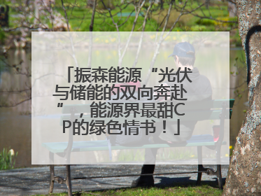 振森能源“光伏与储能的双向奔赴”，能源界最甜CP的绿色情书！