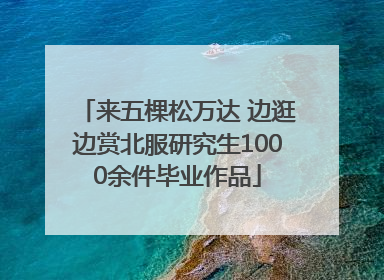 来五棵松万达 边逛边赏北服研究生1000余件毕业作品