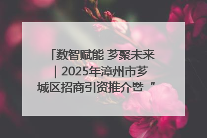数智赋能 芗聚未来｜2025年漳州市芗城区招商引资推介暨“一县一桌菜·语堂家宴”发布会成功举办