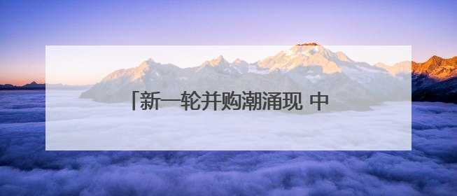 新一轮并购潮涌现 中国半导体产业整合提速