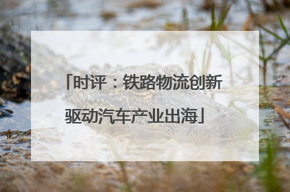 时评：铁路物流创新驱动汽车产业出海