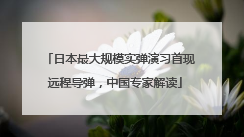 日本最大规模实弹演习首现远程导弹，中国专家解读