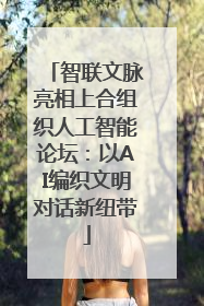智联文脉亮相上合组织人工智能论坛：以AI编织文明对话新纽带