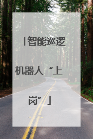 智能巡逻机器人“上岗”