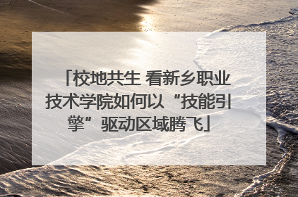 校地共生 看新乡职业技术学院如何以“技能引擎”驱动区域腾飞