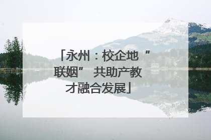 永州：校企地“联姻” 共助产教才融合发展