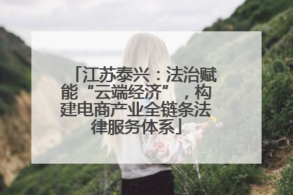 江苏泰兴：法治赋能“云端经济”，构建电商产业全链条法律服务体系