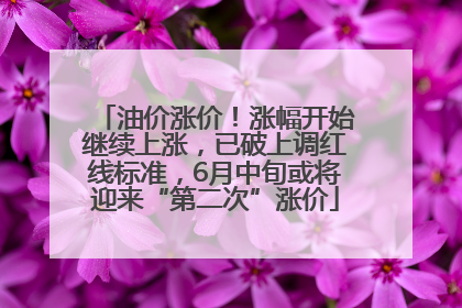 油价涨价！涨幅开始继续上涨，已破上调红线标准，6月中旬或将迎来“第二次”涨价