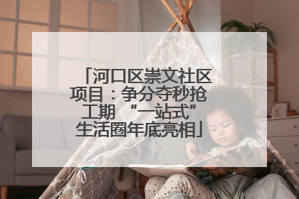 河口区崇文社区项目：争分夺秒抢工期 “一站式”生活圈年底亮相