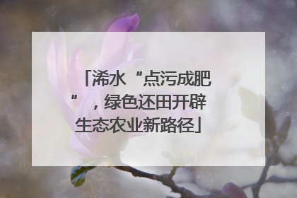 浠水“点污成肥”，绿色还田开辟生态农业新路径