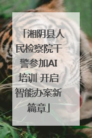 湘阴县人民检察院干警参加AI培训 开启智能办案新篇章