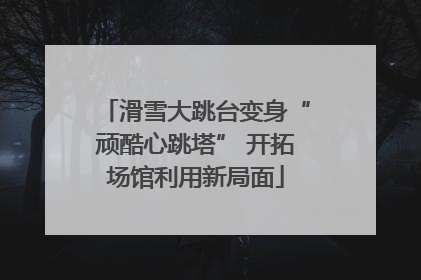 滑雪大跳台变身“顽酷心跳塔” 开拓场馆利用新局面