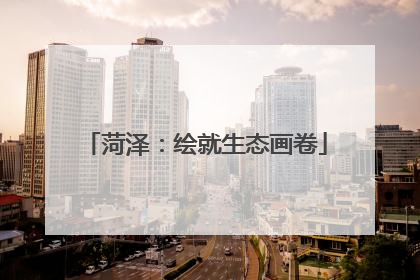 菏泽：绘就生态画卷