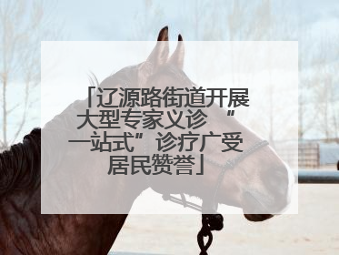 辽源路街道开展大型专家义诊 “一站式”诊疗广受居民赞誉
