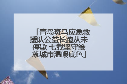 青岛斑马应急救援队公益长跑从未停歇 七载坚守绘就城市温暖底色