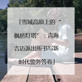 雪域高原上的“枫桥灯塔”：青海吉迈派出所书写新时代警务答卷