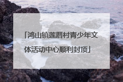 鸿山镇莲厝村青少年文体活动中心顺利封顶