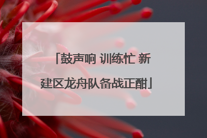 鼓声响 训练忙 新建区龙舟队备战正酣