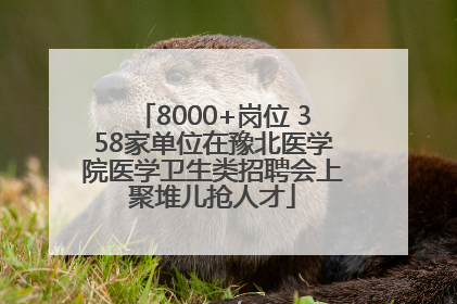 8000+岗位 358家单位在豫北医学院医学卫生类招聘会上聚堆儿抢人才
