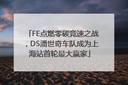 FE点燃零碳竞速之战，DS潘世奇车队成为上海站首轮最大赢家