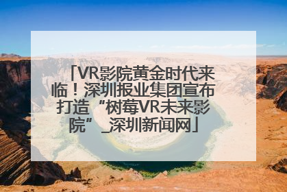 VR影院黄金时代来临！深圳报业集团宣布打造“树莓VR未来影院”_深圳新闻网